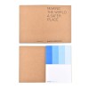 Custom Eco-Friendly Kraft Paper cover A6 Sticky Pad